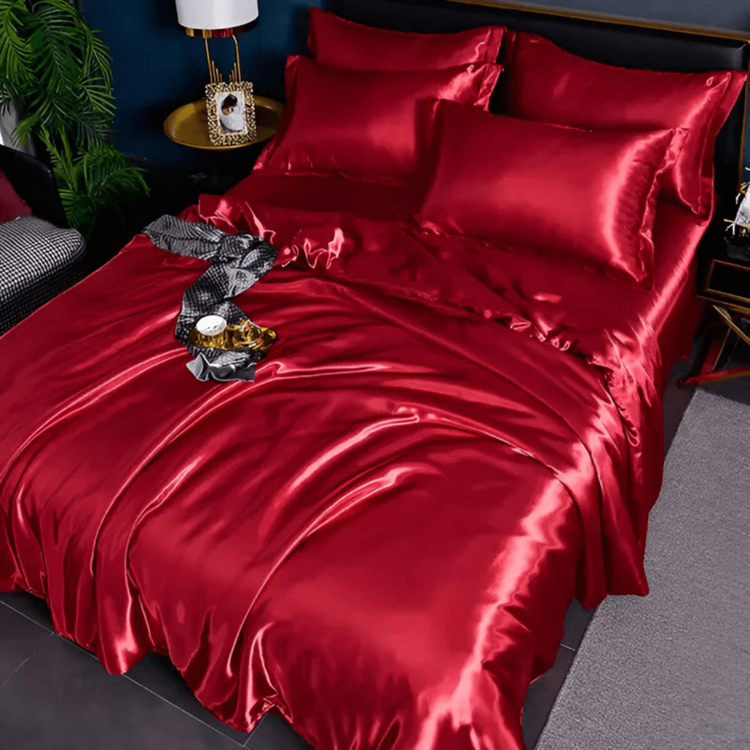 PURELISS – Ensemble de draps en soie luxueuse pour un confort optimal