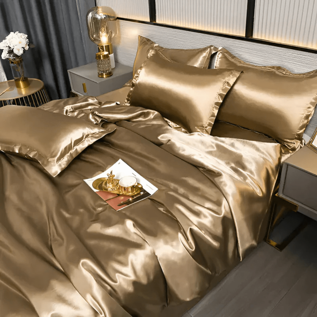 PURELISS – Ensemble de draps en soie luxueuse pour un confort optimal