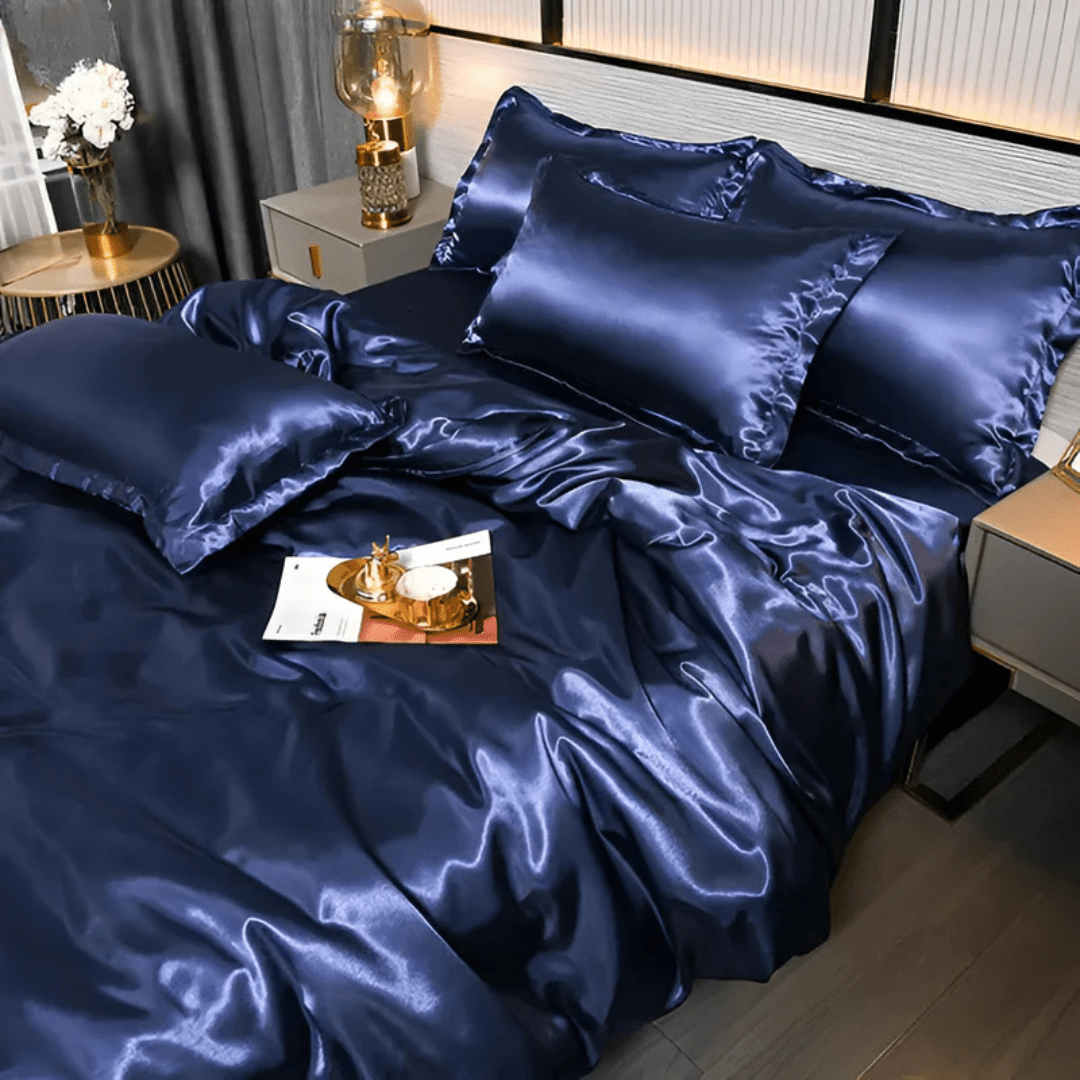 PURELISS – Ensemble de draps en soie luxueuse pour un confort optimal