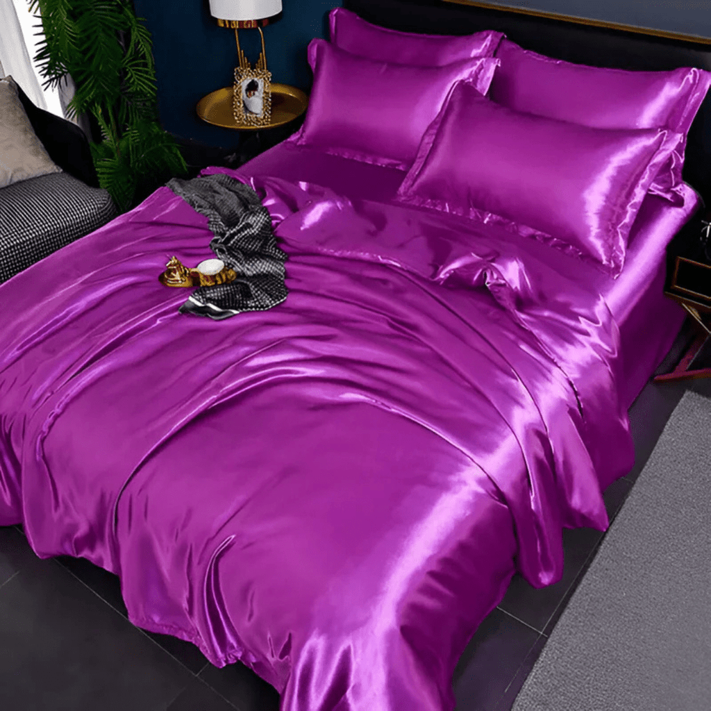 PURELISS – Ensemble de draps en soie luxueuse pour un confort optimal