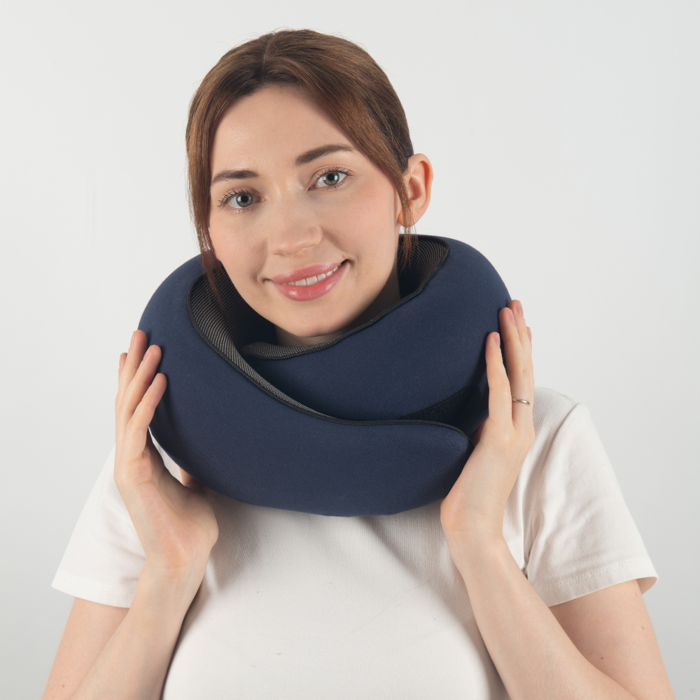 LuxVoyage Elite Coussin de Voyage | Confort ultime et soutien pour des voyages apaisants