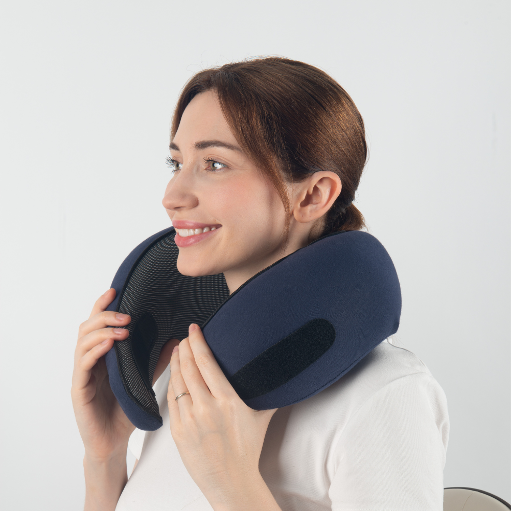 LuxVoyage Elite Coussin de Voyage | Confort ultime et soutien pour des voyages apaisants