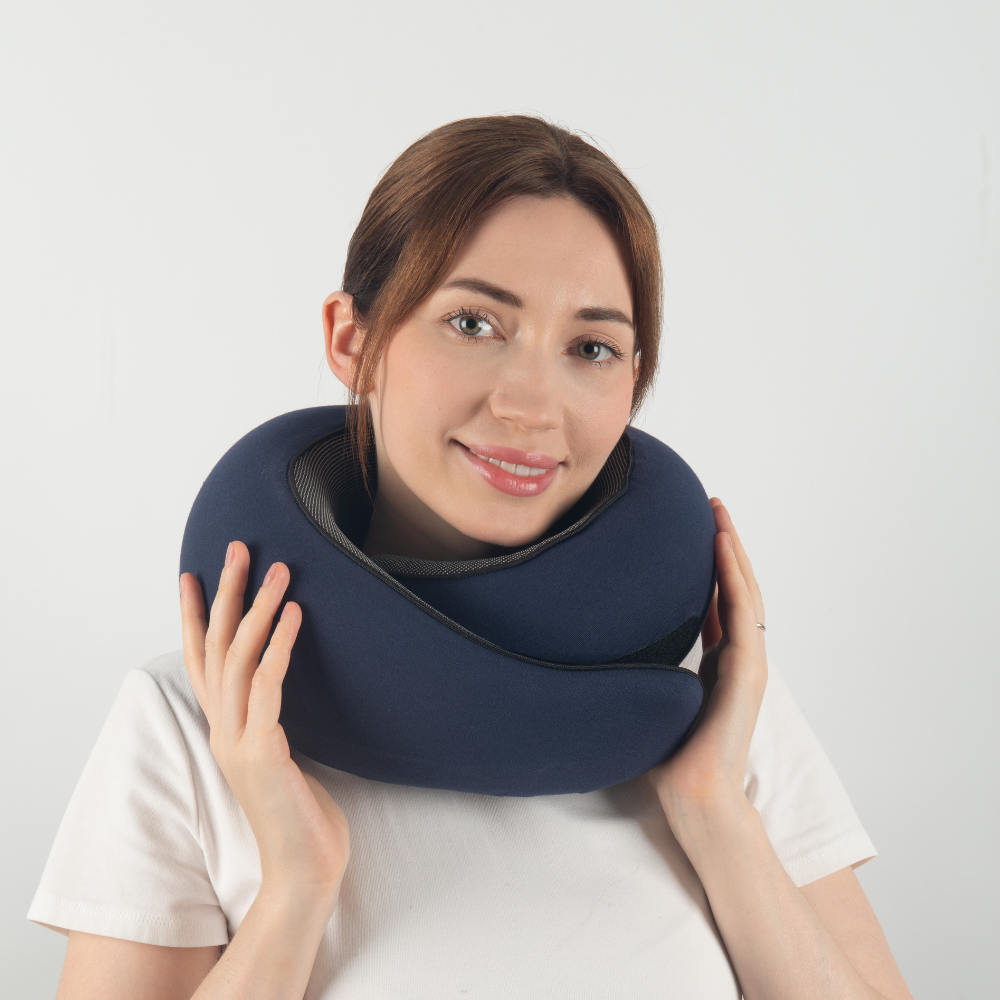 LuxVoyage Elite Coussin de Voyage | Confort ultime et soutien pour des voyages apaisants