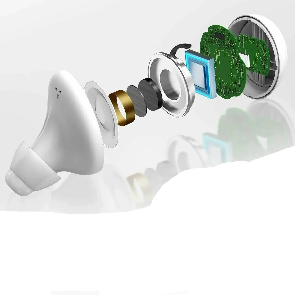 Appareils Auditifs Bluetooth avec Contrôle par Application – Rechargeables, Design Compact pour une Clarté Sonore Améliorée et Plusieurs Modes d'Écoute