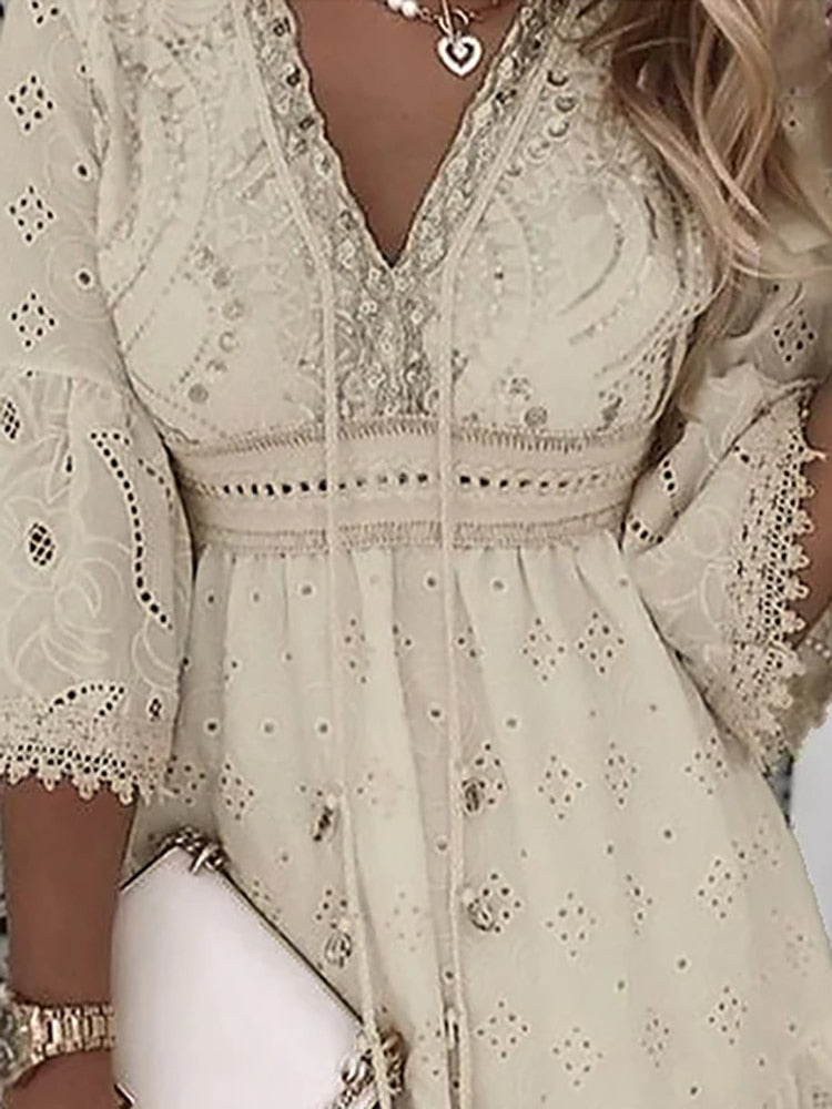 Robe bohémienne de style Ibiza