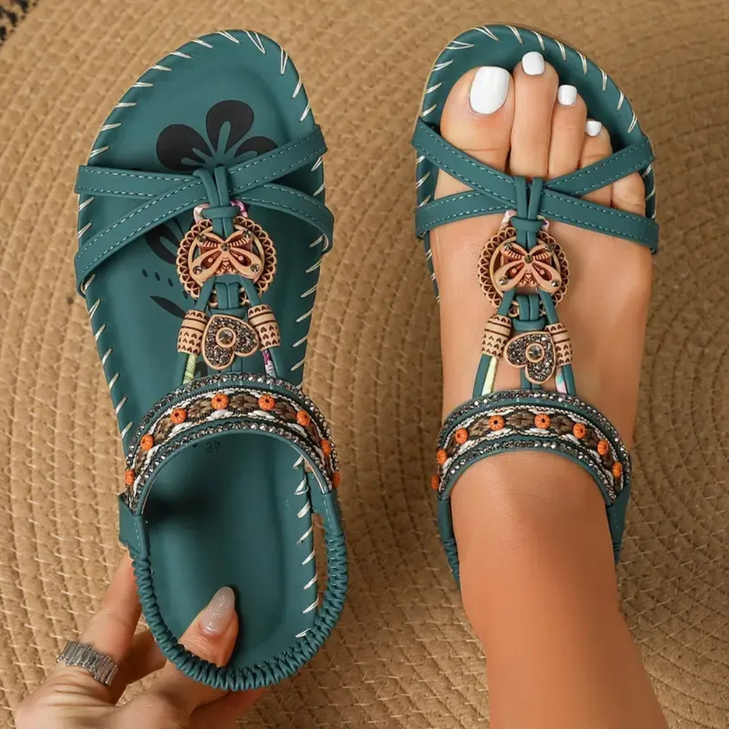 Sandales Dames | Semelle Confortable & Bride Arrière Élastique
