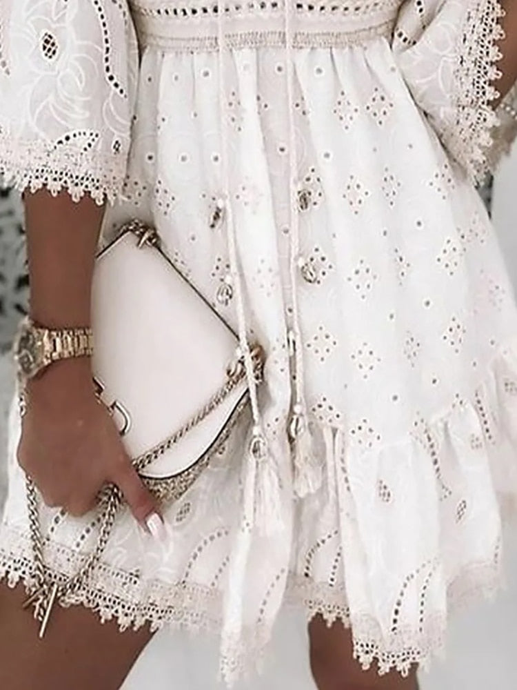 Robe bohémienne de style Ibiza