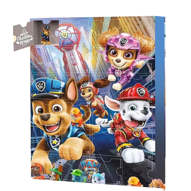 PawPatrol Joie | Calendrier de l'Avent avec 24 figurines magiques