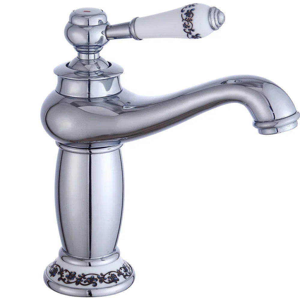 Robinet de Salle de Bain Vintage Luxe pour Intérieurs Élégants