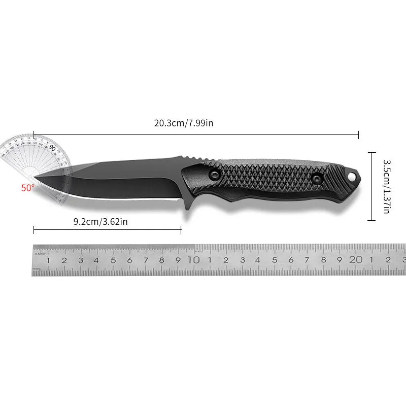 Couteau de Survie en Plein Air – Couteau Fiable pour Kit d'Urgence
