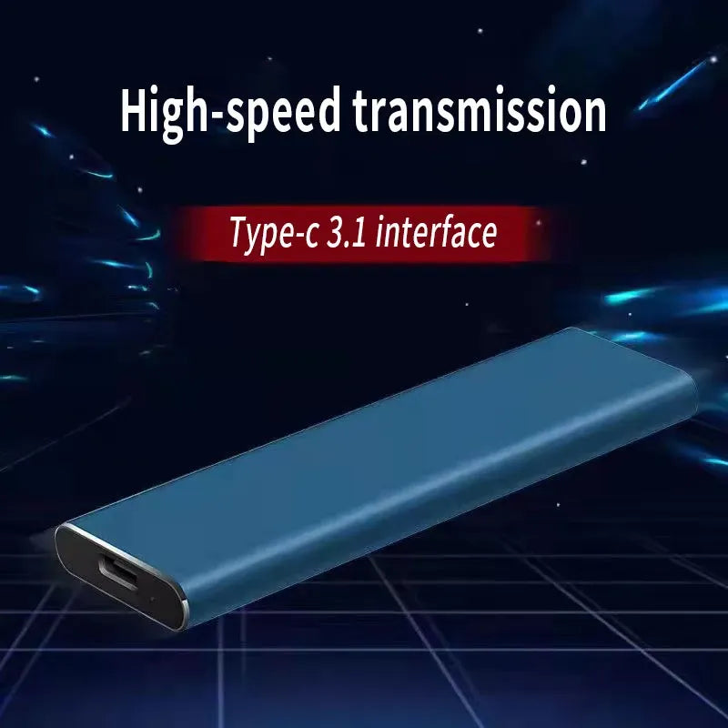 Disque Dur Externe Ultra Fin 4 To – Solution de Stockage Portable USB-C pour Transfert Rapide de Fichiers et Durabilité