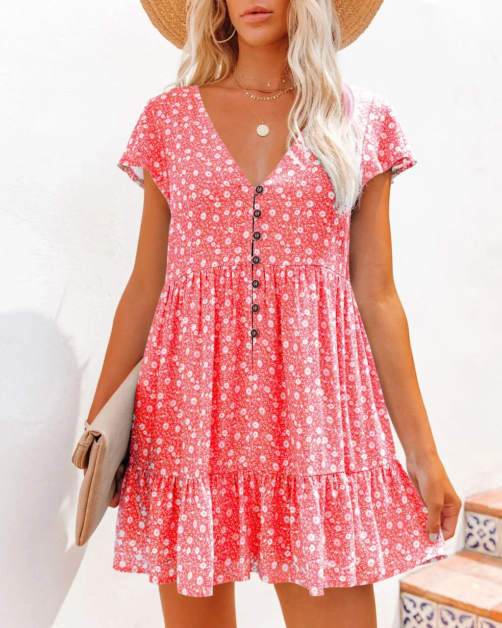 Robe d'été courte pour femmes