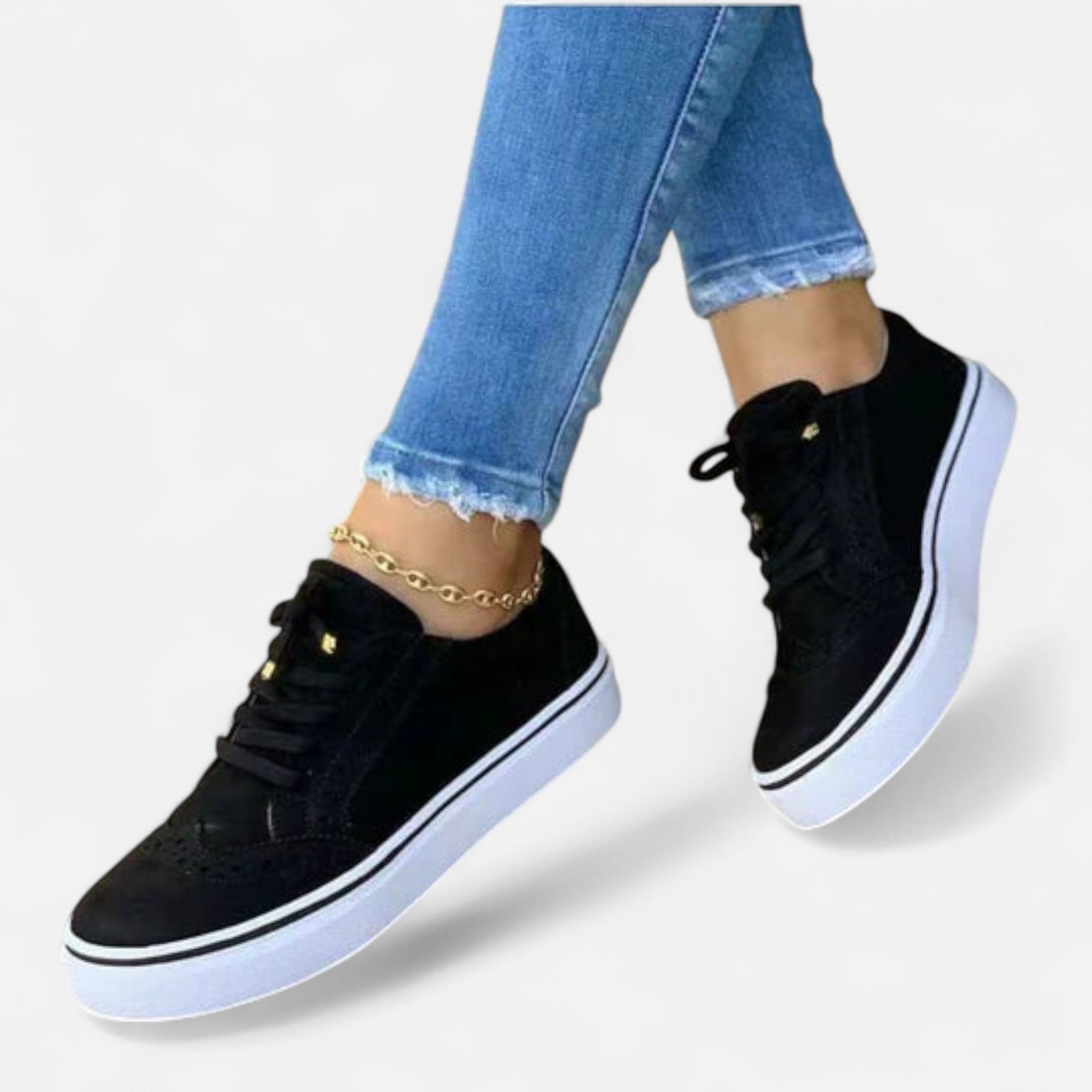 Eliaro Moda | Baskets Femme Bout Rond Couleur Unie