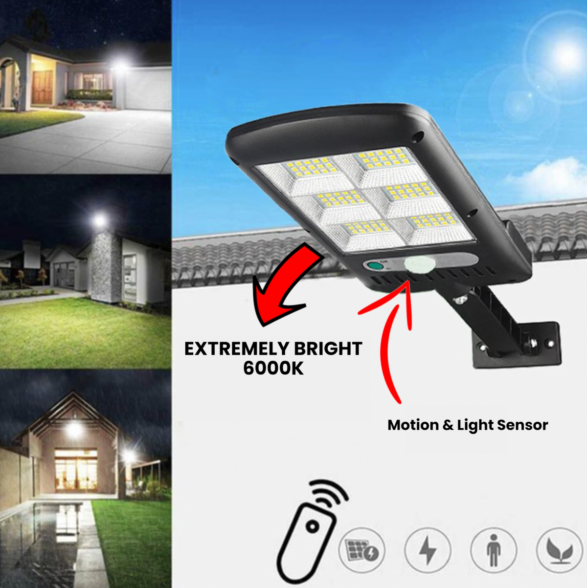 SolarGuard Light | Lampe de nuit avec capteur de mouvement