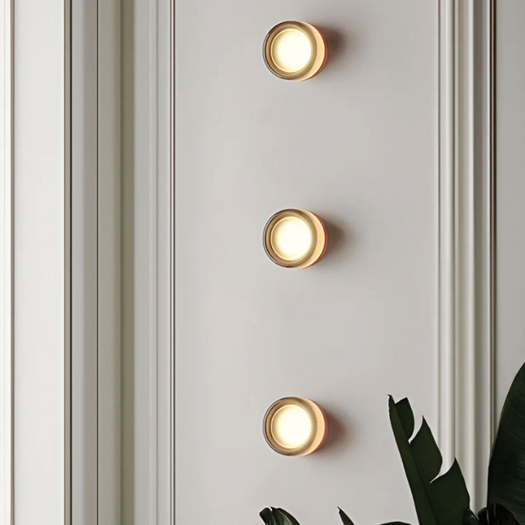Lampe Murale Dimple Lumière Douce Motif Creux Ambiance