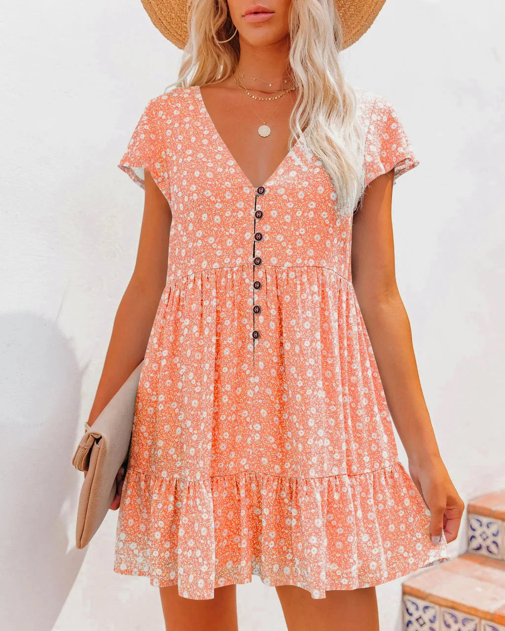Robe d'été courte pour femmes