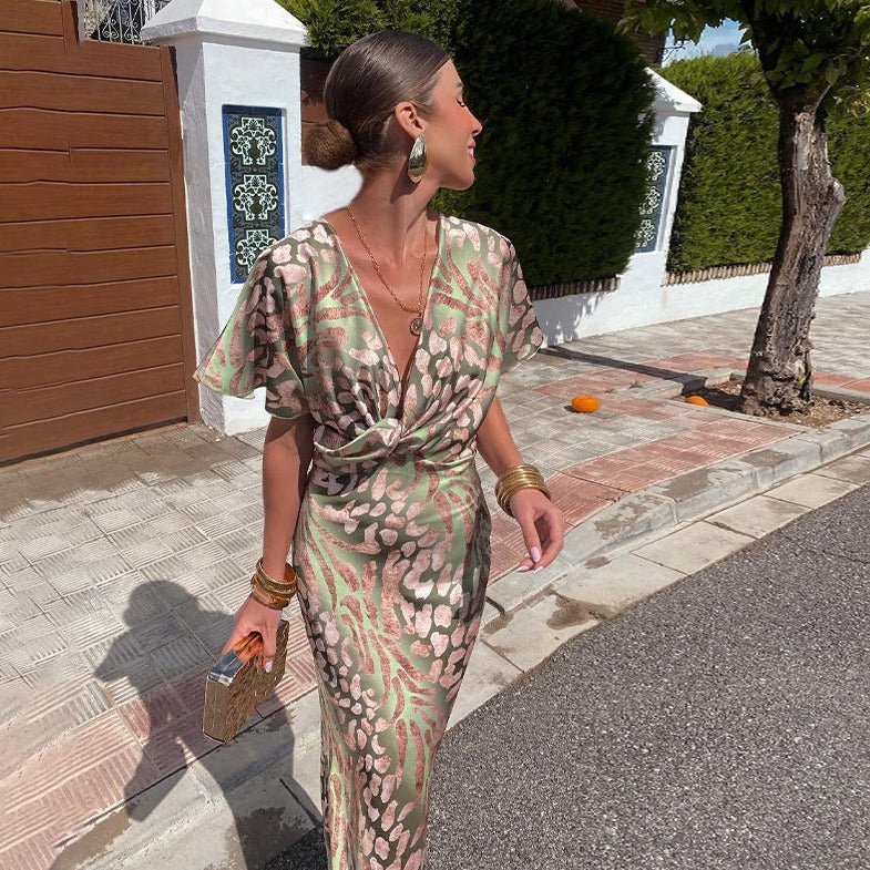 Dionna | Robe flatteuse avec drapés