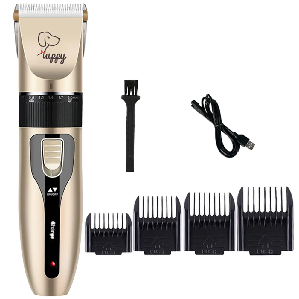 Tondeuse à cheveux TrimBuddy ProCut | Sans fil & Rechargeable | Pour Chien, Chat & Lapin | 120 Min. Autonomie de la batterie | Silencieuse & Précise