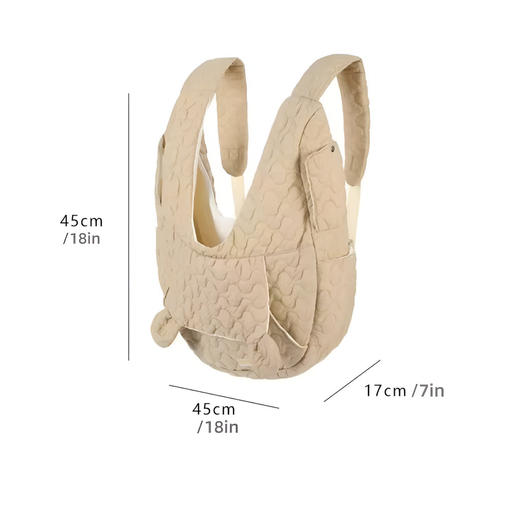 Pawrello Sac de Transport pour Animaux jusqu'à 10 kg | Résistant aux intempéries & Confortable | Pour Chats & Petits Chiens | Avec Sangles Ergonomiques