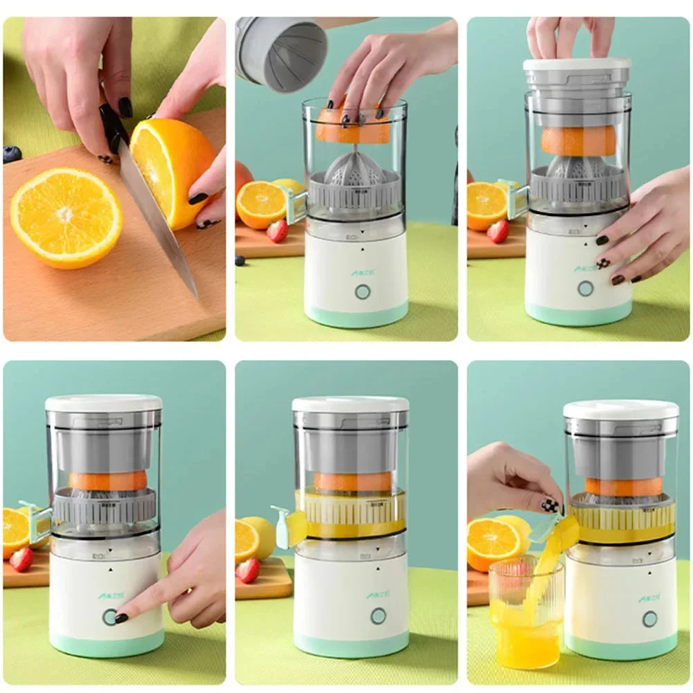 QuickJuice Extracteur de Jus | Extracteur de Jus Électrique Portable Rechargeable
