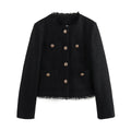 Anaïs – Manteau En Tweed Au Design Moderne, Chic Et Original