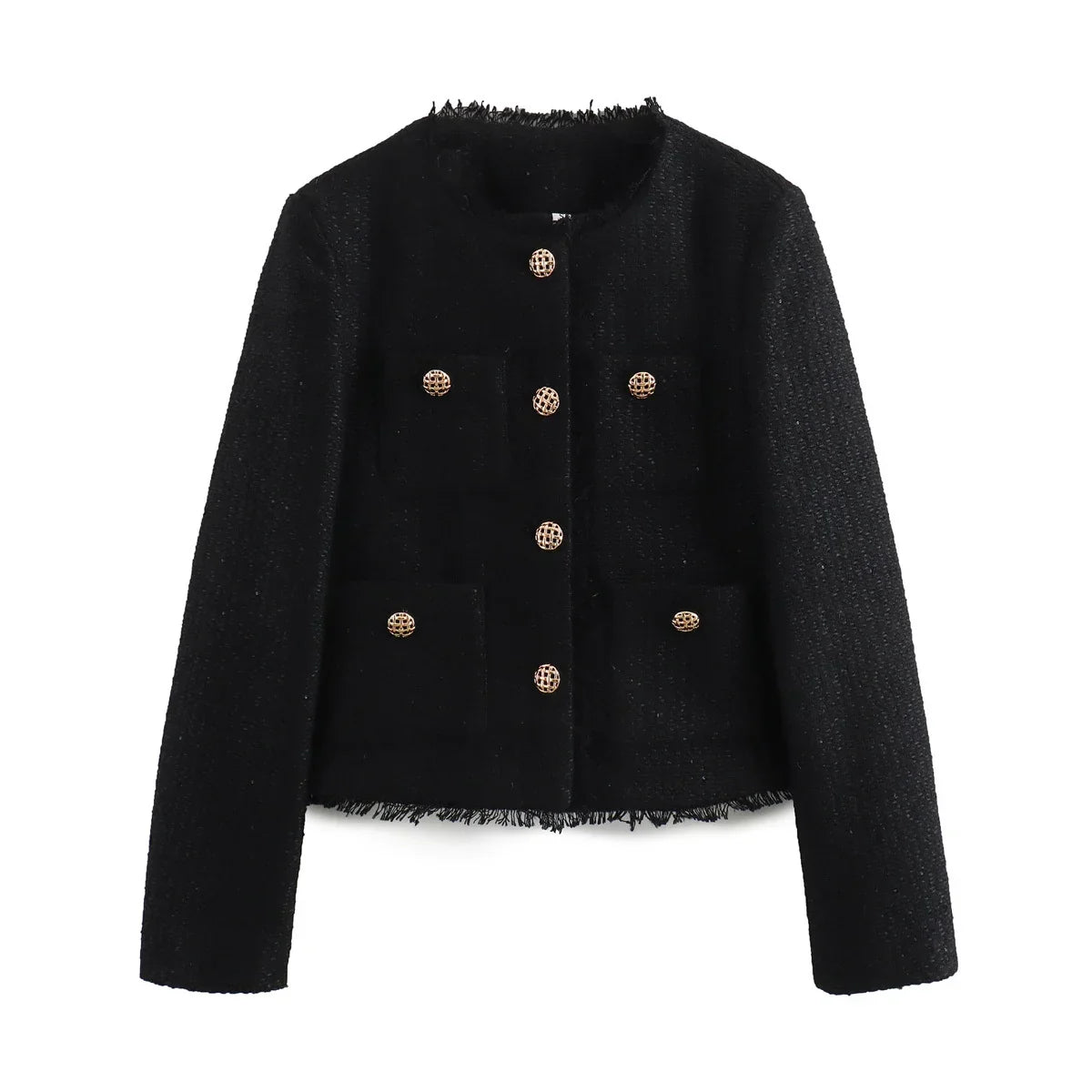 Anaïs – Manteau En Tweed Au Design Moderne, Chic Et Original