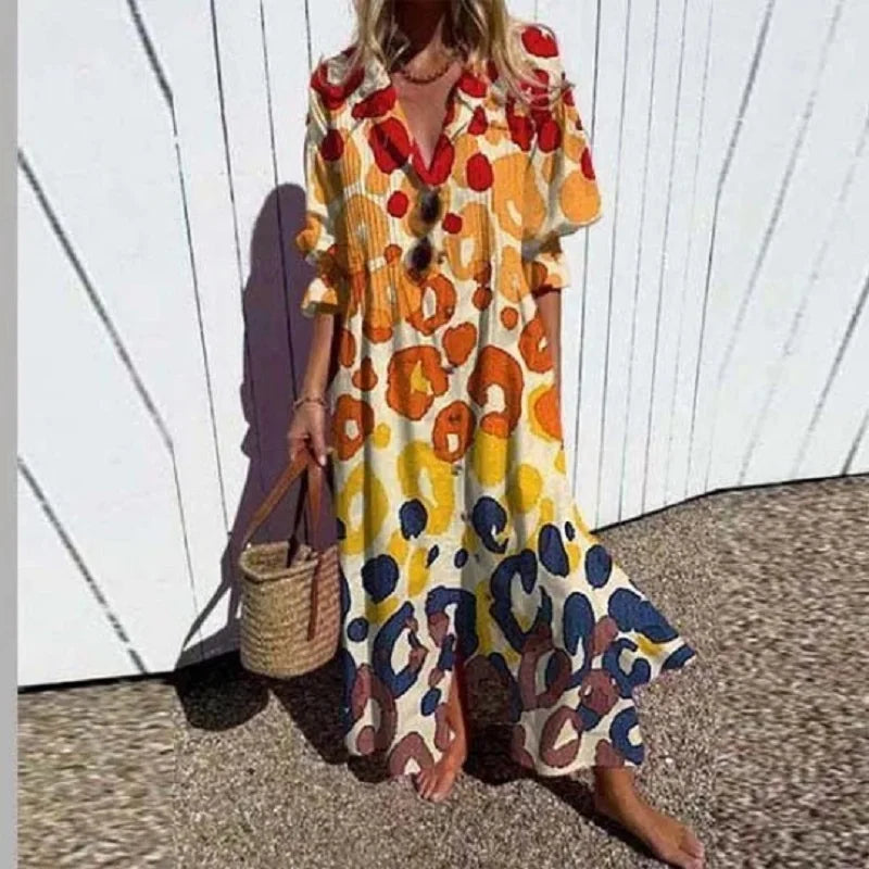 Diara™ - Robe Bohémienne de Luxe Printemps