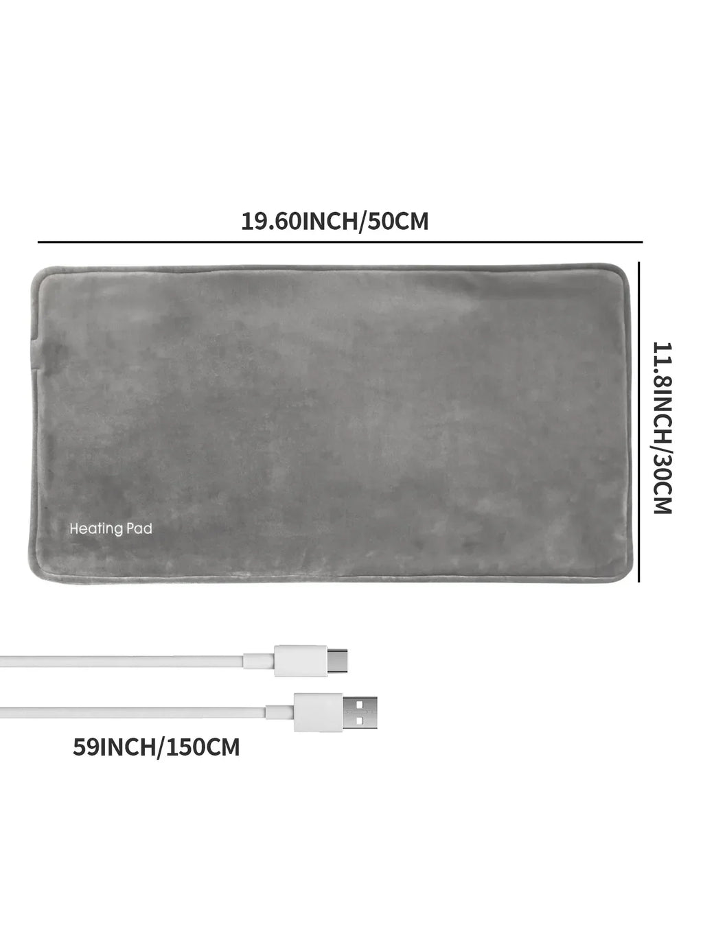 Mini Couverture Chauffante USB 5V – Coussin Chauffant Électrique 50 x 30 cm