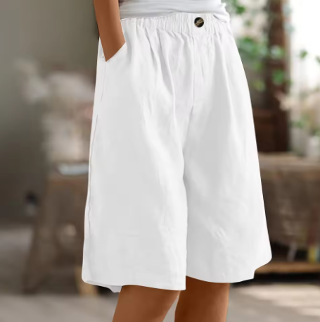 Shorts Femme | Taille Élastique & Coupe Bermuda Détendue