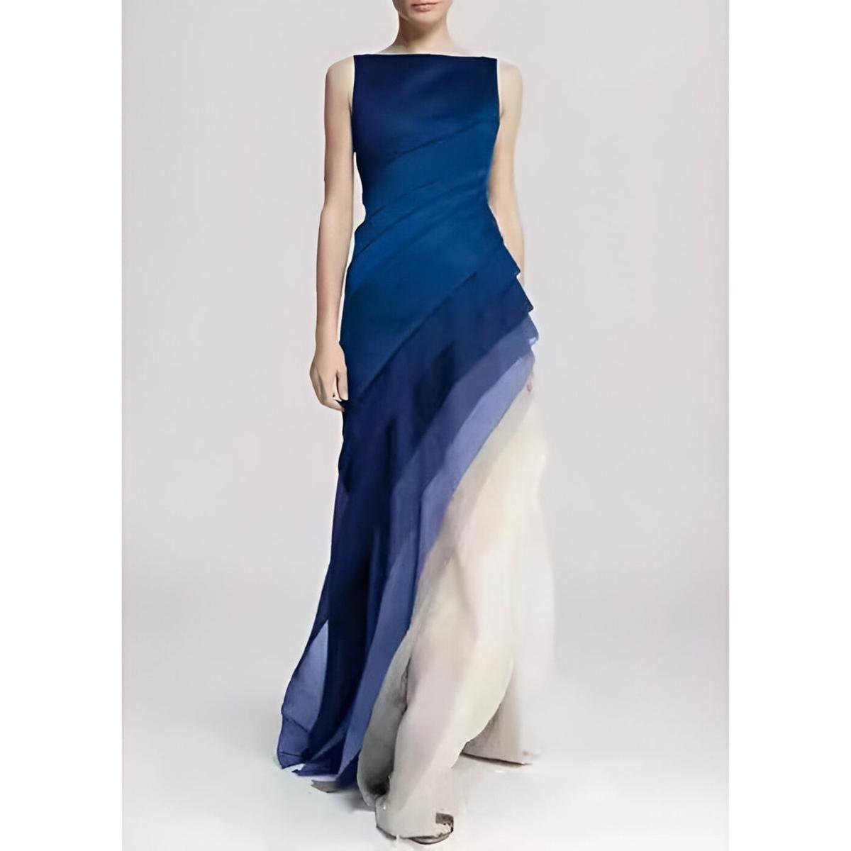 Robe Maxi Sans Manches - pour Occasions Spéciales