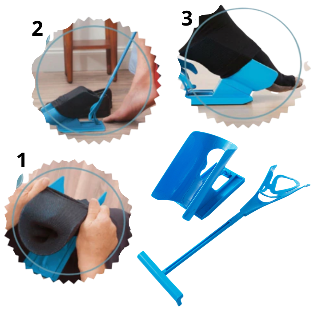 Aide pour enfiler des chaussettes