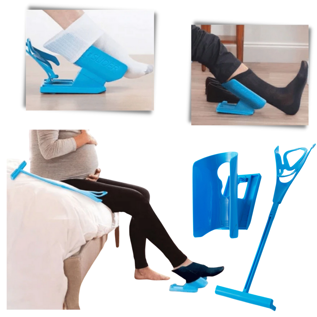 Aide pour enfiler des chaussettes