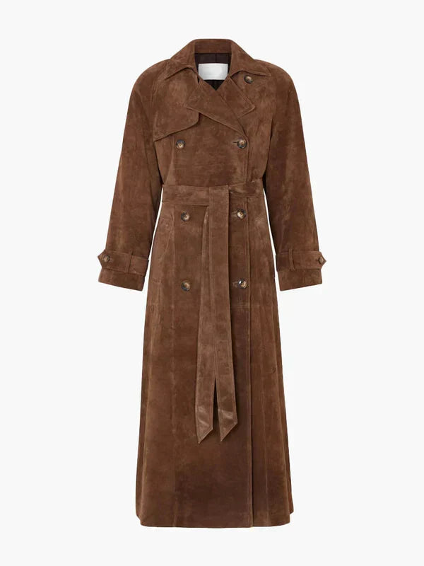 Deseree | Trench-coat en daim