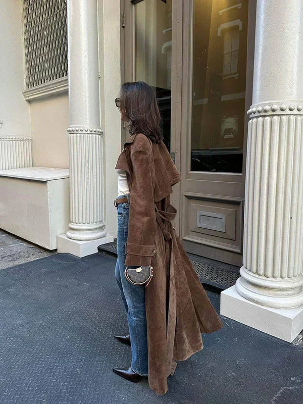 Deseree | Trench-coat en daim