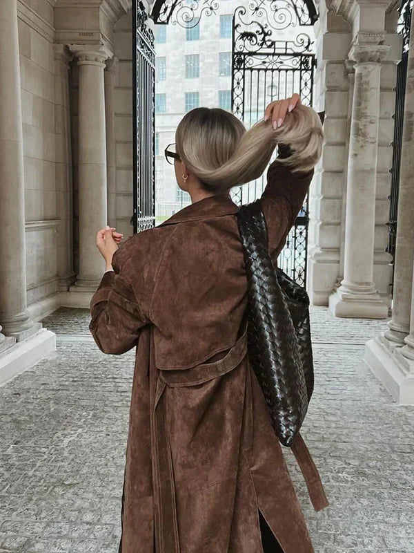 Deseree | Trench-coat en daim