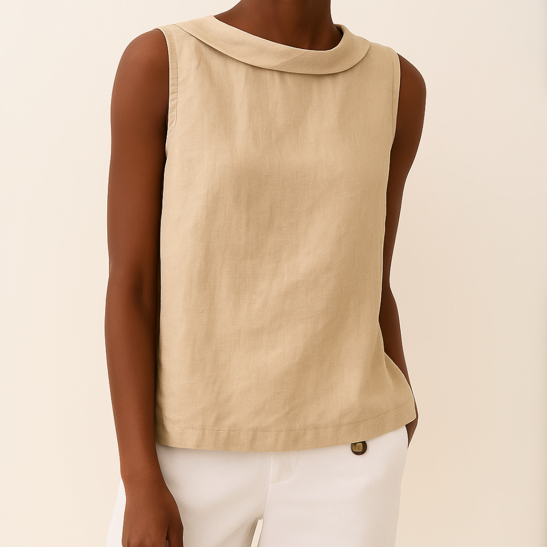 Top d'été Femme | Col Roulé & Coupe Minimaliste Épurée