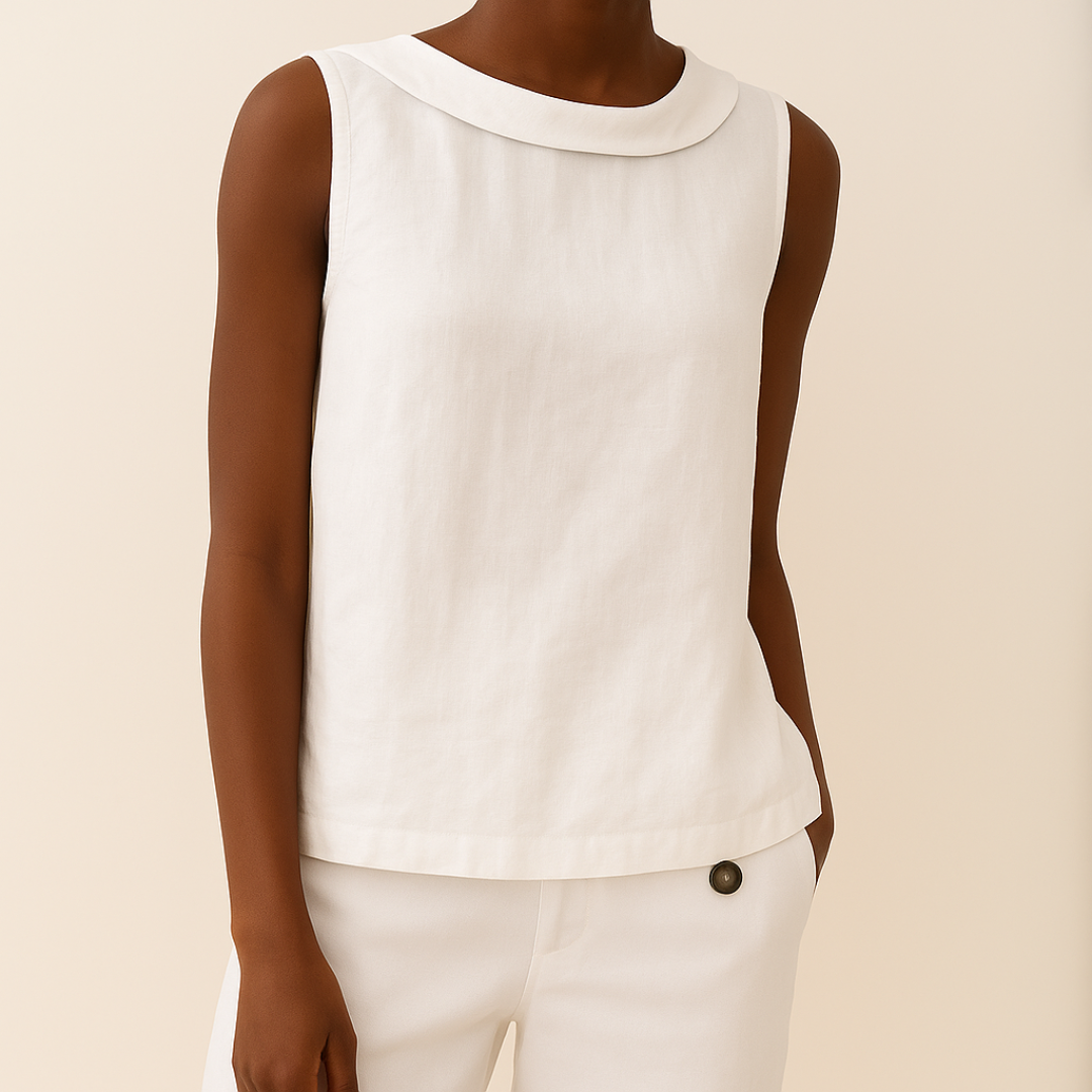 Top d'été Femme | Col Roulé & Coupe Minimaliste Épurée
