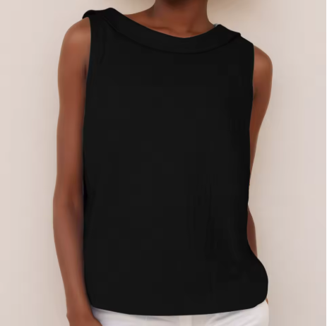 Top d'été Femme | Col Roulé & Coupe Minimaliste Épurée