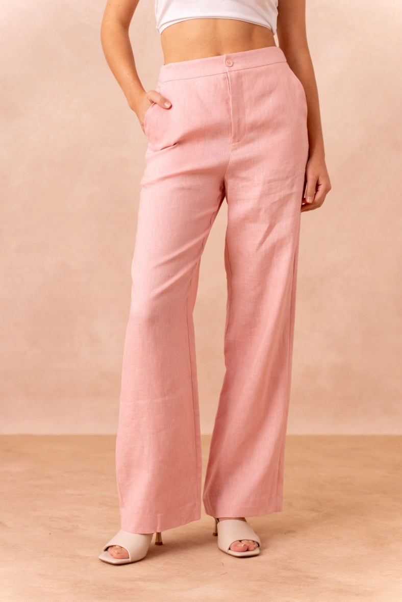 Pantalon d'été Femme | Taille Haute Pattes d'Éléphant & Coupe Droite Élégante