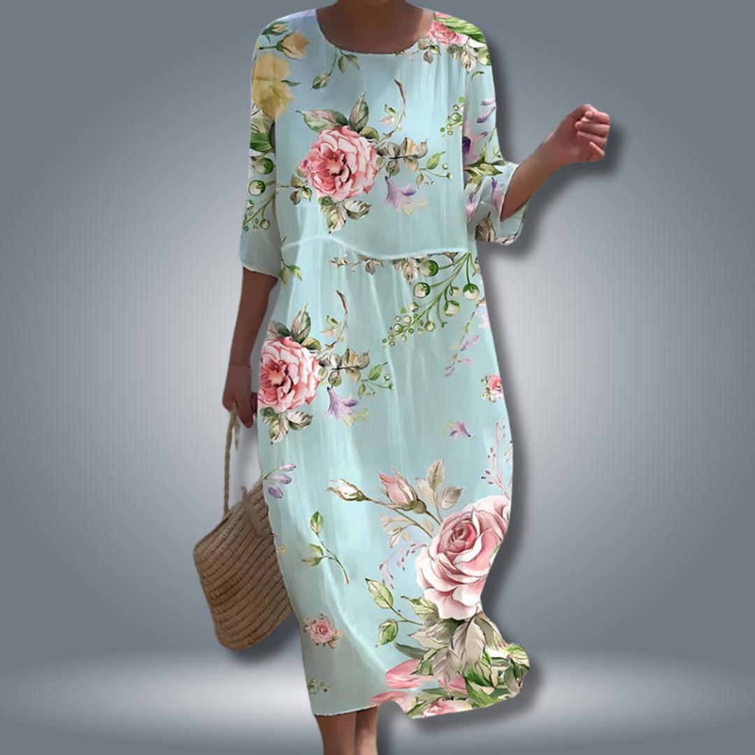Robe d'été Femme | Imprimé floral romantique & fluide