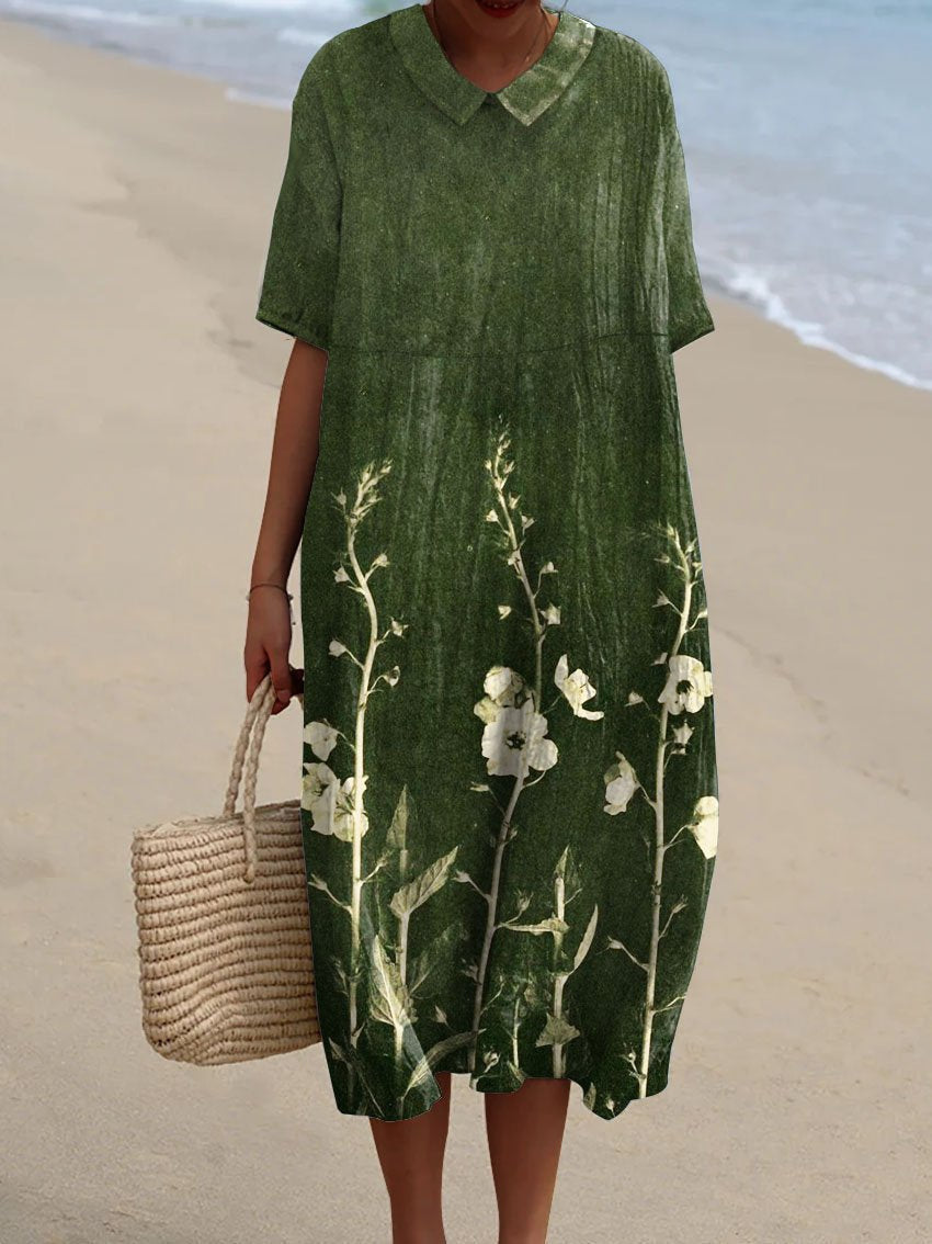 Robe d'été à fleurs pour femmes | Aérée & Flottante