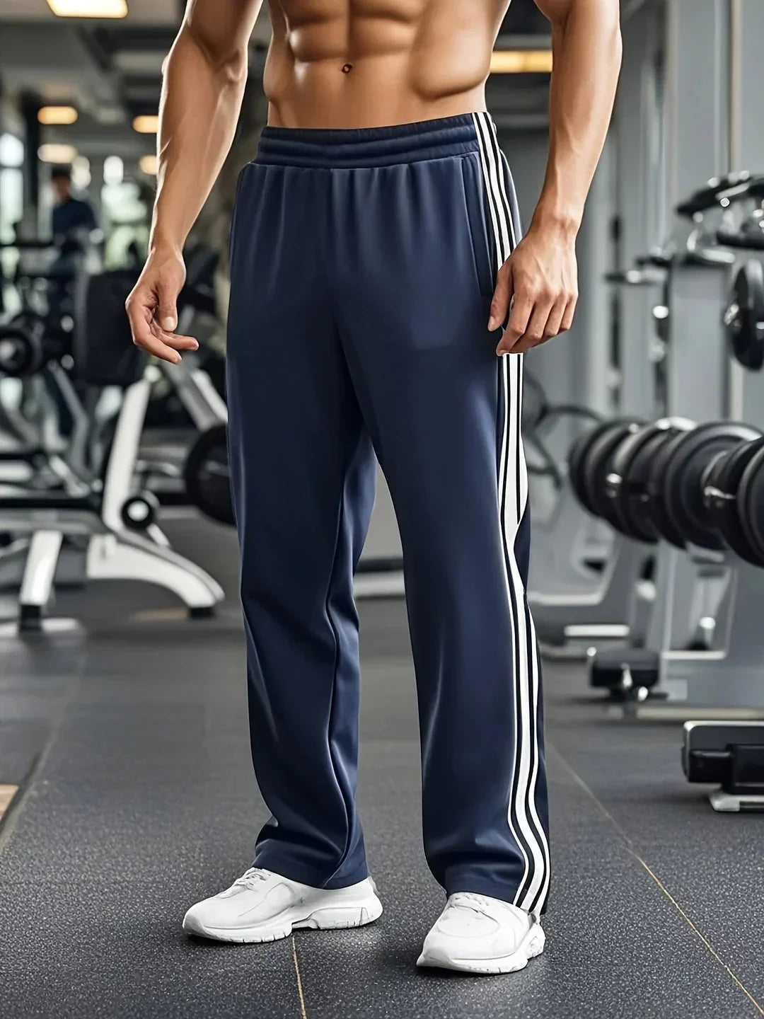 MoveFit Pantalon de Sport Homme – Coupe Confortable avec Cordon à la Taille