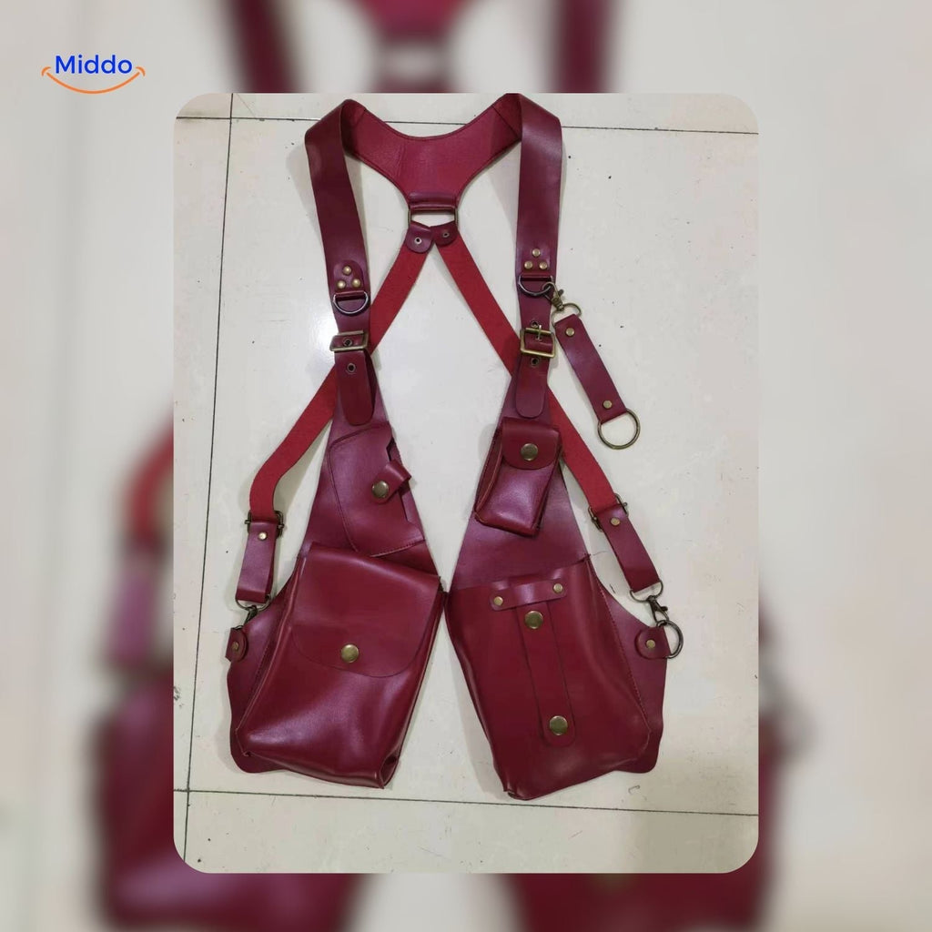 RetroGear Holster Épaule | Holster en cuir polyvalent pour un rangement élégant
