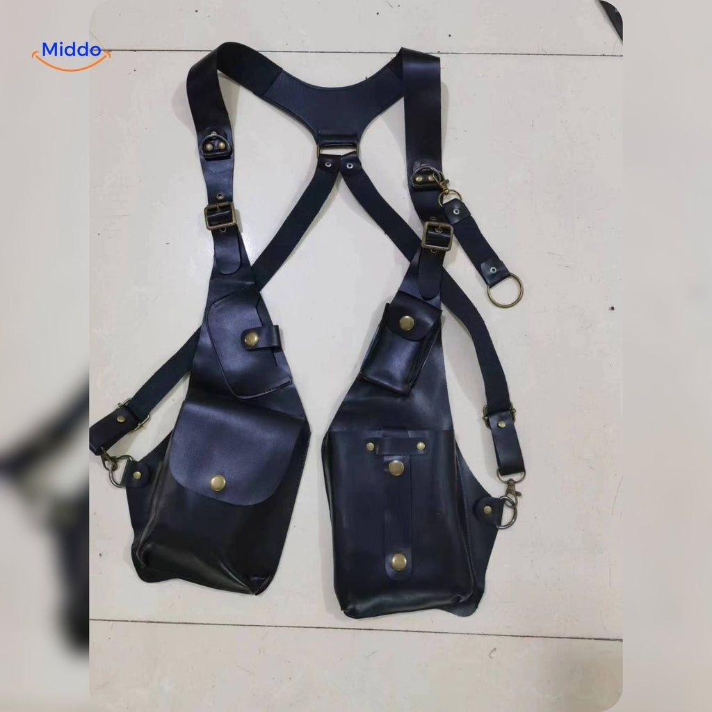 RetroGear Holster Épaule | Holster en cuir polyvalent pour un rangement élégant
