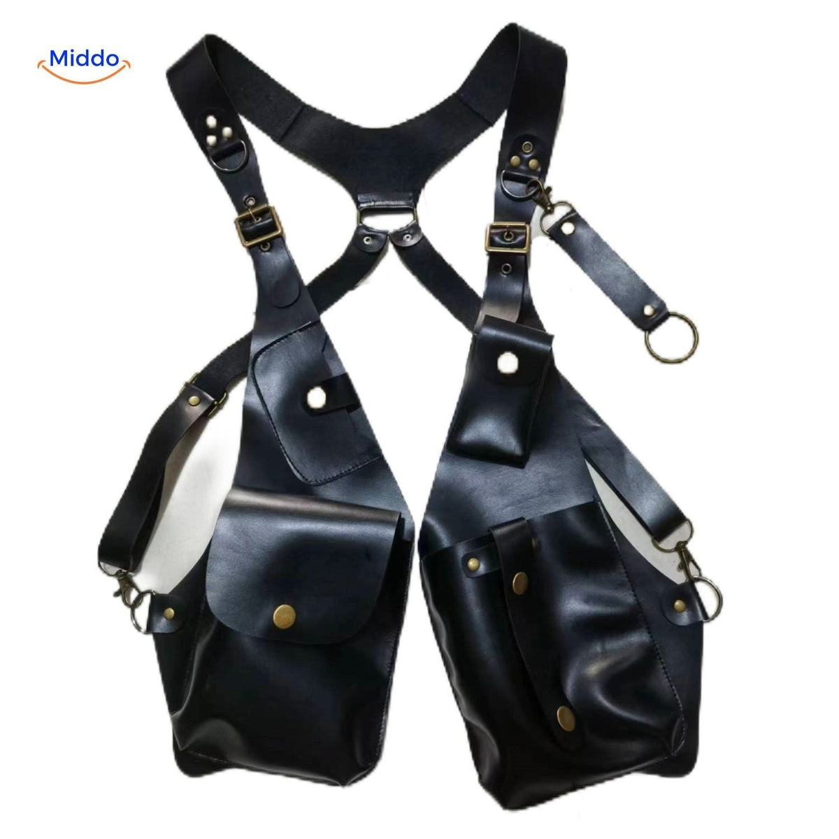 RetroGear Holster Épaule | Holster en cuir polyvalent pour un rangement élégant