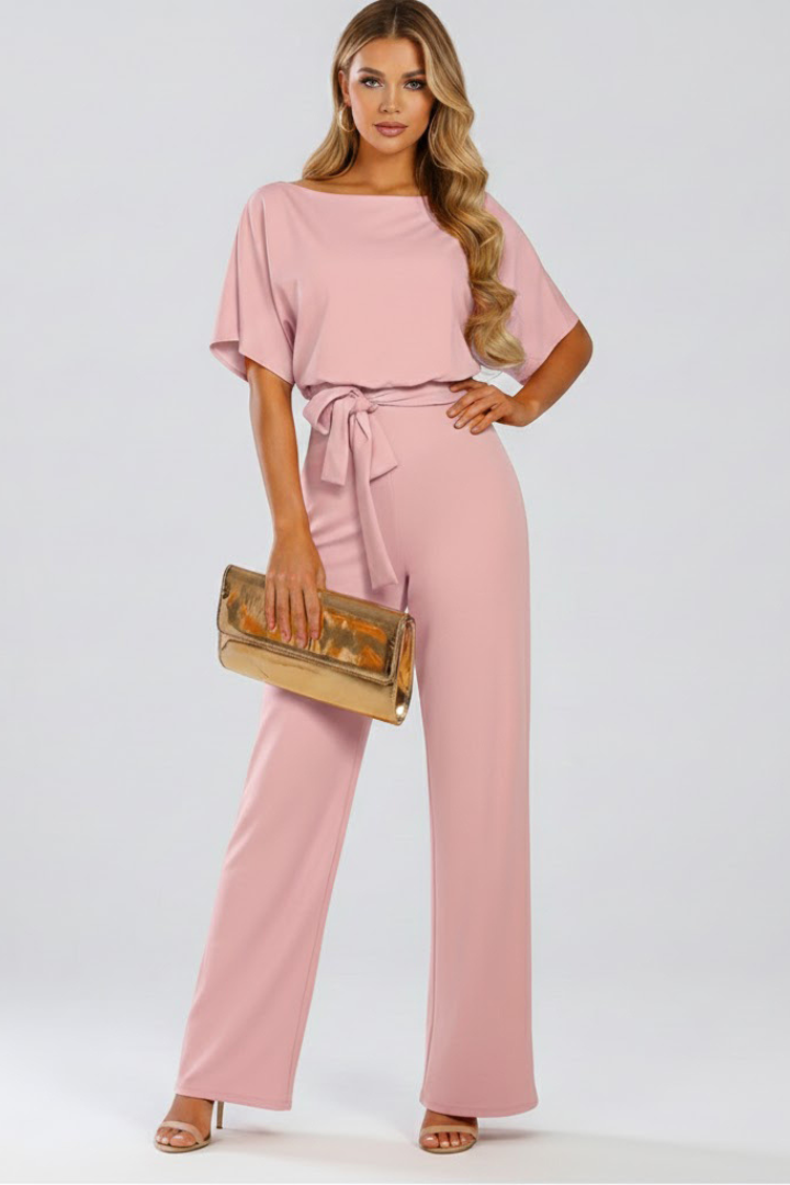 Combinaison Femme avec Ceinture et Jambes Amples