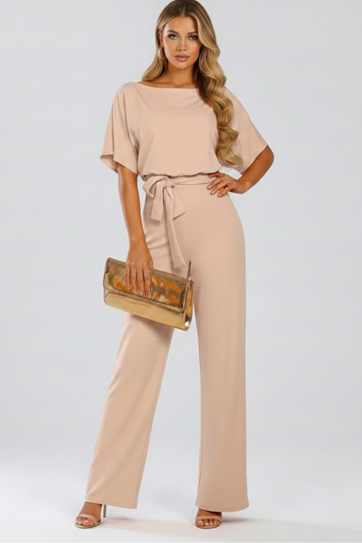 Combinaison Femme avec Ceinture et Jambes Amples