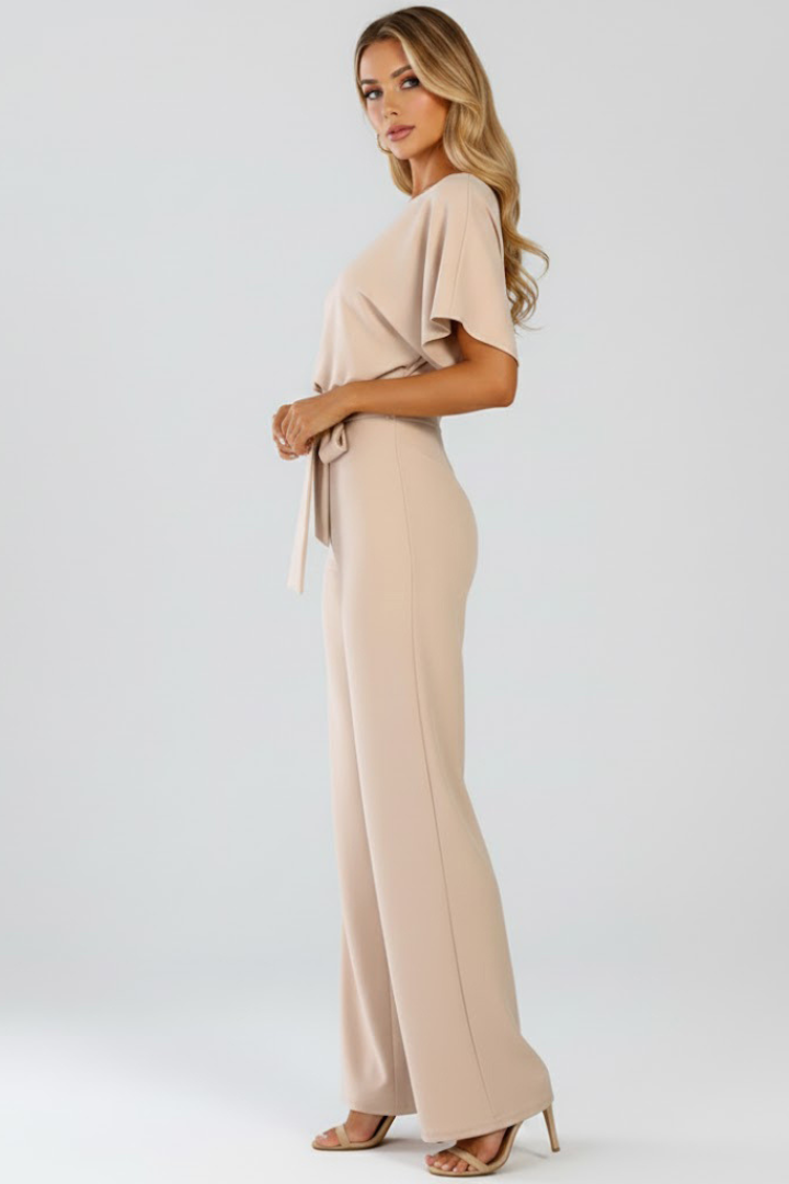 Combinaison Femme avec Ceinture et Jambes Amples