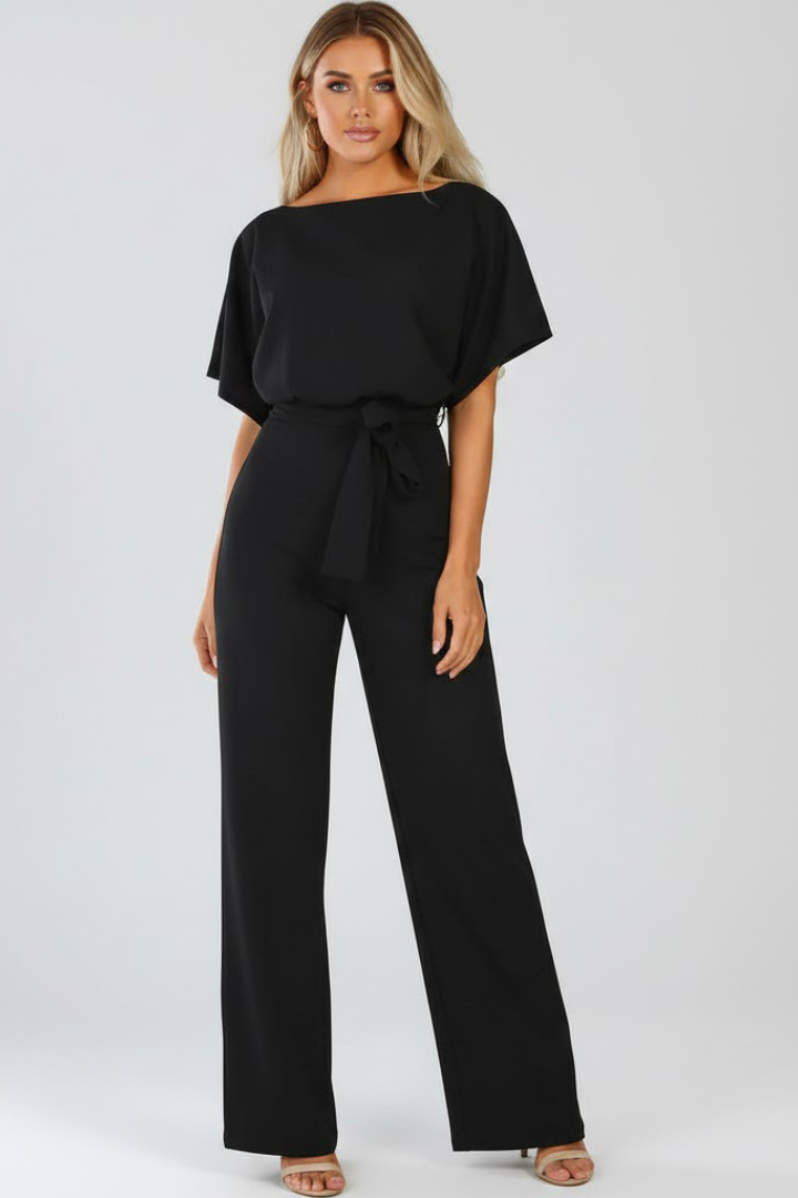 Combinaison Femme avec Ceinture et Jambes Amples