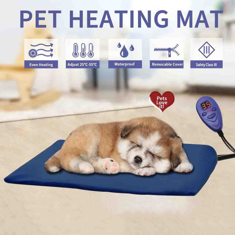 Tapis Chauffant Bleu 12V pour Animaux de Compagnie – Tapis Chauffant Électrique